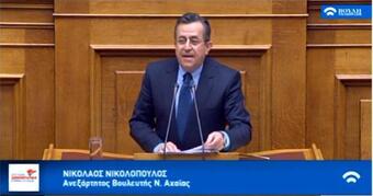 Νικολόπουλος:Ερώτηση προς τον Πρωθυπουργό για την πληρωμή των εργαζομένων του Mega