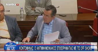 Νίκος Νικολόπουλος: ΚΟΝΤΟΜΗΝΑΣ:Ο ΑΝΤΙΜΝΗΜΟΝΙΑΚΟΣ ΕΠΙΧΕΙΡΗΜΑΤΙΑΣ ΜΕ ΤΙΣ OFF SHORE