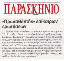 ΠΑΡΑΣΚΗΝΙΟ 29/12/2017